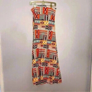 Hot Kiss Maxi Skirt or Tube Dress Size S/M EUC